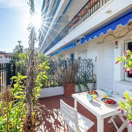 L'Oiseau Bleu - Terrasse - Place Non Privative Parking Collectif - Climatisation Menton Exterior photo